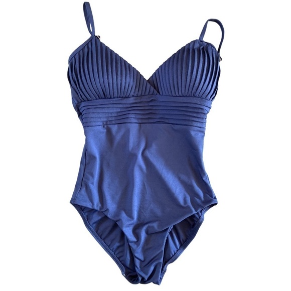 NWT Azura Australia pleated One Piece Swimsuit - Picture 8 of 8
